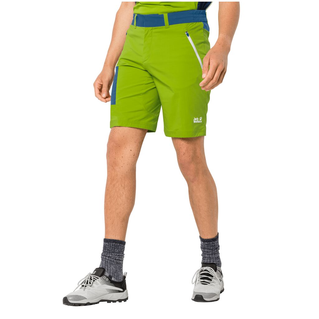 Jack Wolfskin OVERLAND Pantalons Homme Vert Clair - IRCTHSN-64